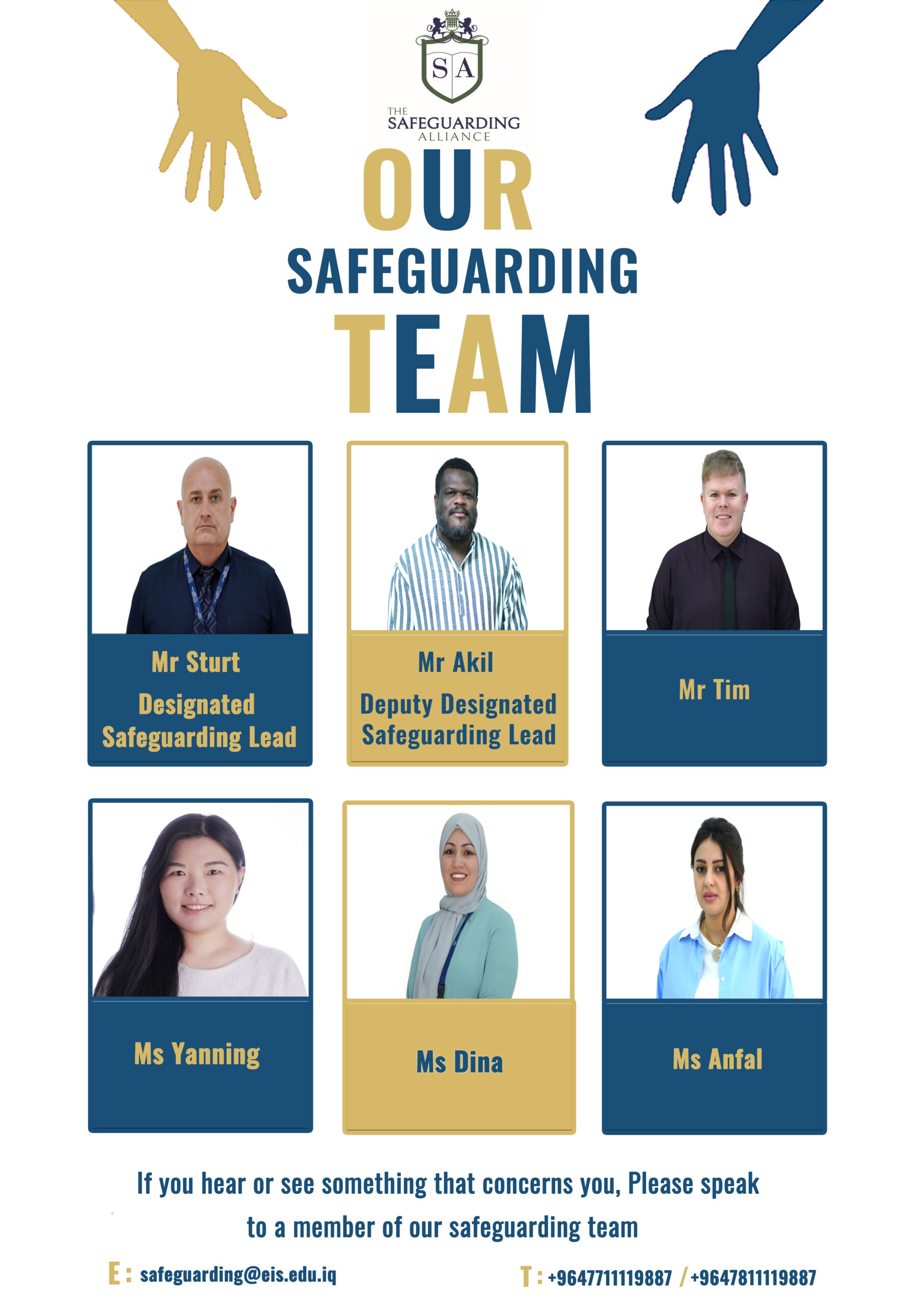 Our Safeguarding Team - Professional and dedicated to protection